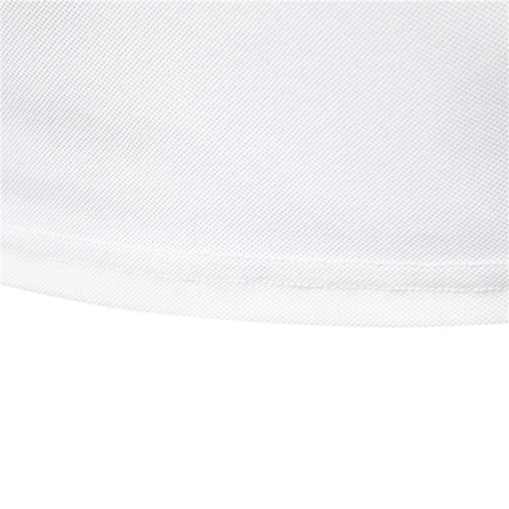 Men's Color Block Polo Shirt – Open Placket Embroidered Giraffe Golf